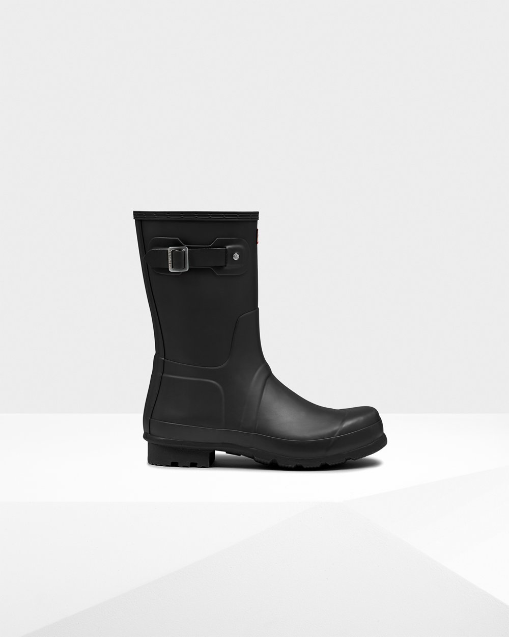 Botas de Lluvia Cortas Hunter Hombre - Original - Negros - GCBLWRH-30